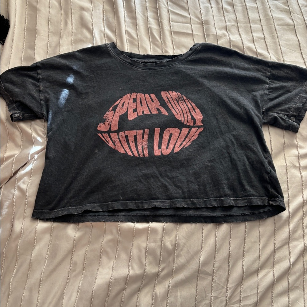 Vintage Canvas• Crop Top • Size Small